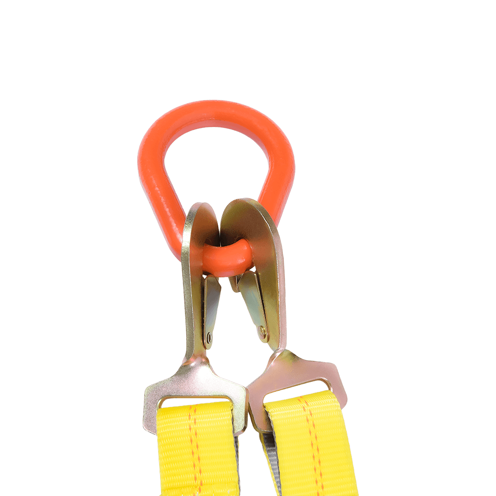 Catraca J-Hook Tie-Down V-Strap Design RTJ Gancho multiponto para uso em caminhão de reboque