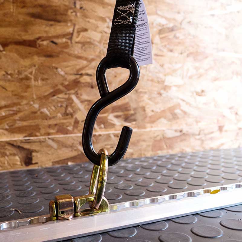1'' X 7' Mini Correia Catraca para Motocicleta com Ganchos S