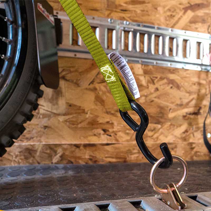 Personalização de fábrica 1'' X 15' Correia de amarração de carga de caminhão com gancho em S