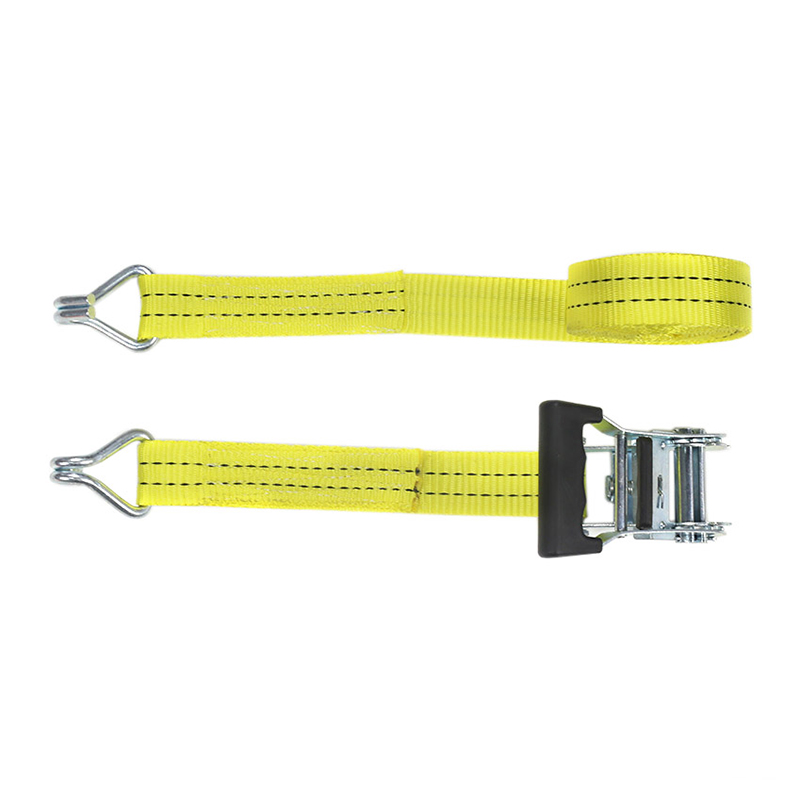 Correias de catraca com alça revestida de borracha 35mm 2t para transporte de carga Correias de catraca com alça revestida de borracha 35mm 2t para transporte de carga