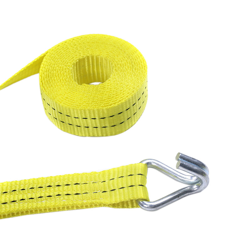 Correias de catraca com alça revestida de borracha 35mm 2t para transporte de carga