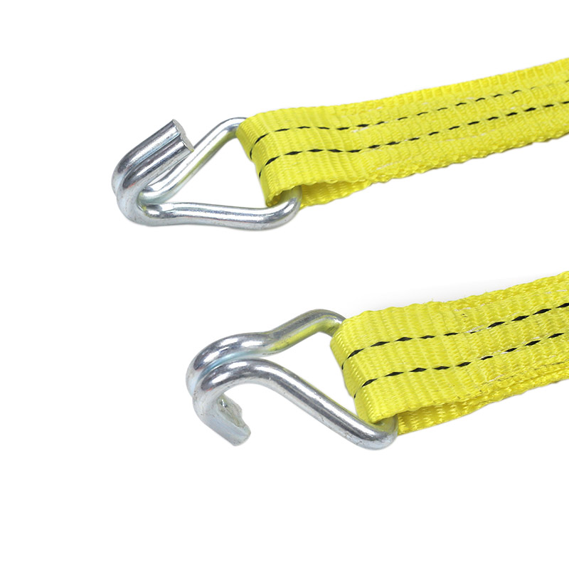 Correias de catraca com alça revestida de borracha 35mm 2t para transporte de carga