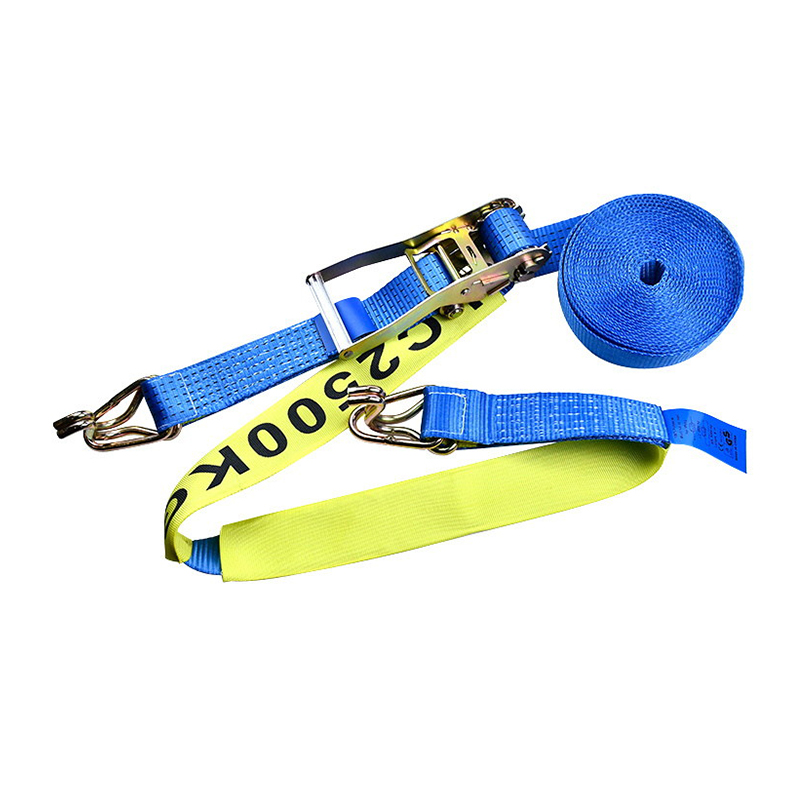Cordas de amarração de carga com catraca padrão australiano personalizada de 50 mm da marca Force com mangas Cordas de amarração de carga com catraca padrão australiano personalizada de 50 mm da marca Force com mangas