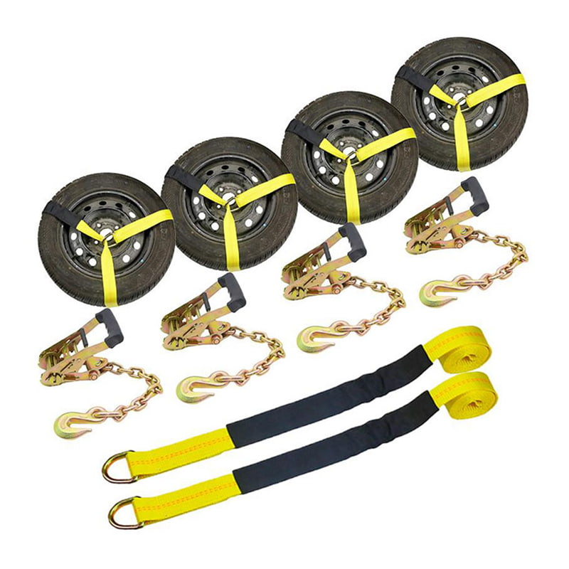 The Wheel Lift Strap 10000lbs Lasso Strap com corrente