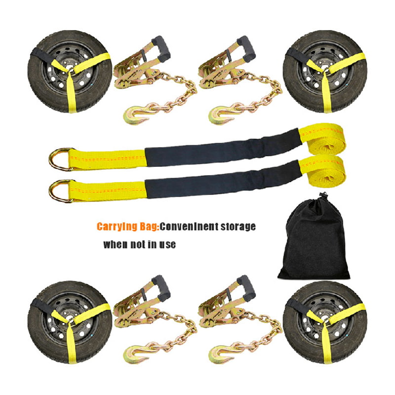 The Wheel Lift Strap 10000lbs Lasso Strap com corrente