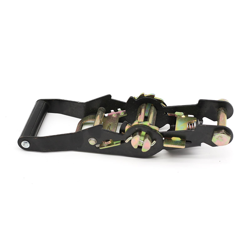 Fivela de catraca revestida de vinil 3T de 1,5 polegadas