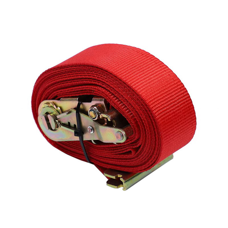 Correia de catraca E-Track vermelha de 2'' X 12'