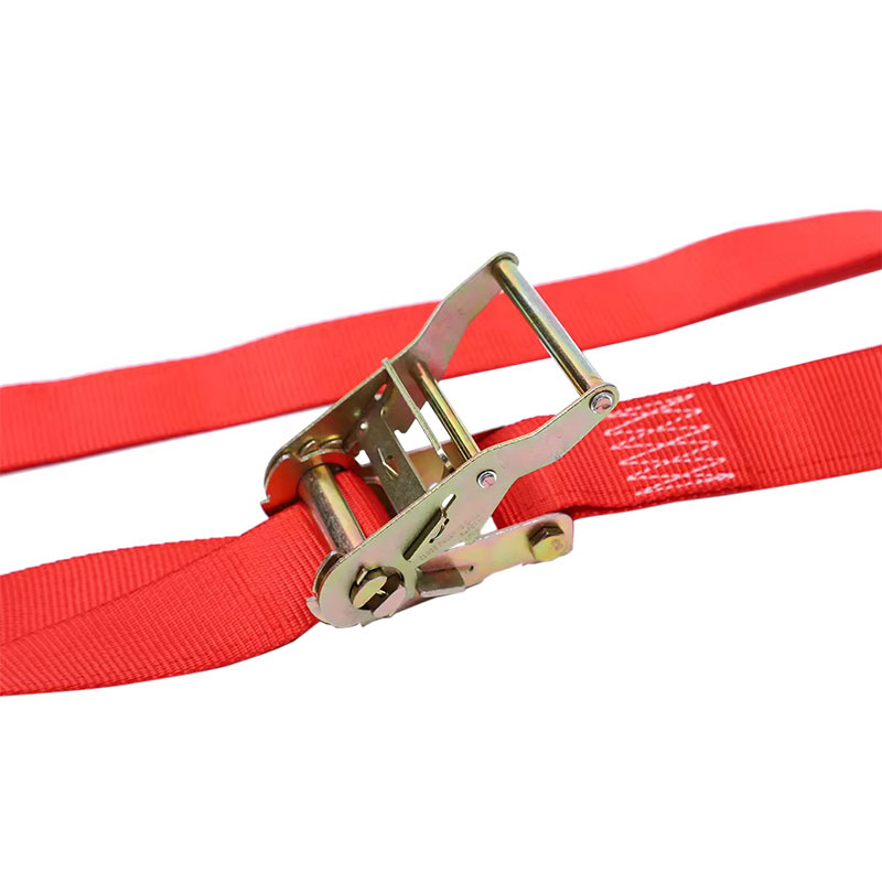 Correia de catraca E-Track vermelha de 2'' X 12'