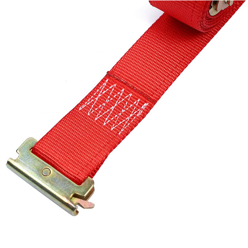Correia de catraca E-Track vermelha de 2'' X 12'