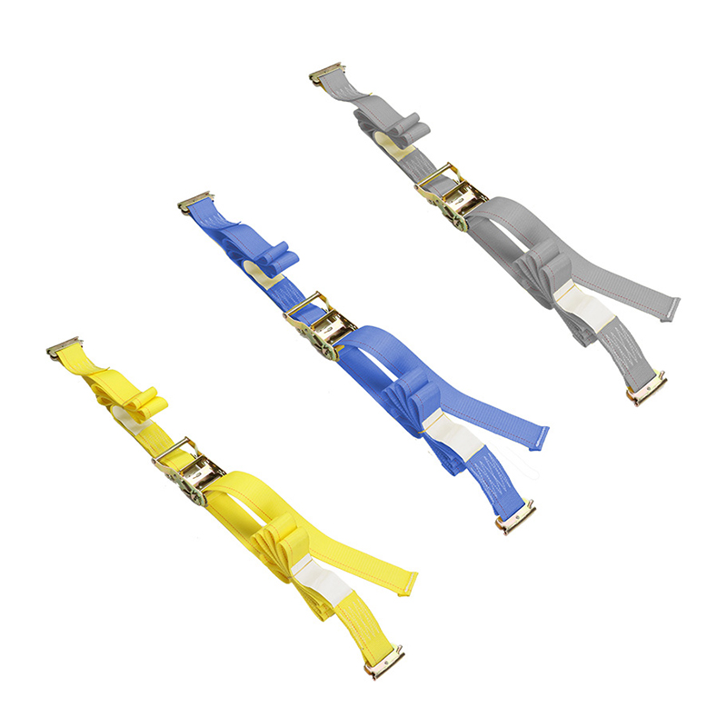 Kit de trilhos galvanizados com 4 pés e correias de catraca de 4 pés Kit de trilhos galvanizados com 4 pés e correias de catraca de 4 pés