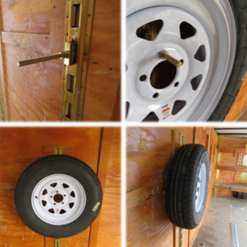 O suporte de pneu sobressalente E-Track para suporte de parafuso